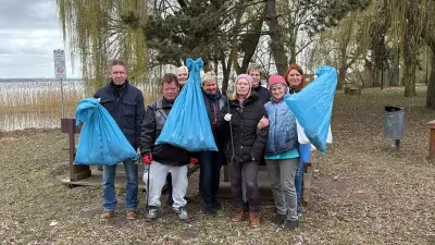 Frühjahrsputz in Prenzlau: 80 Freiwillige sammeln 56 Müllsäcke und Lkw-Reifen