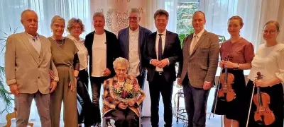 Gertrud Golm feiert 100. Geburtstag im Haus an der Rossel mit prominenten Gratulanten