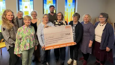 Große Freude im Neubrandenburger Hospiz: Über 2.000 Euro Spende für Ehrenamtliche