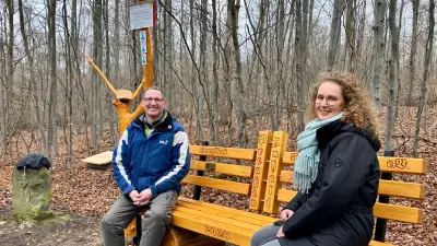 Harz-Projektarbeit: Wanderwege und Bänke bei Friedrichsbrunn liebevoll erneuert
