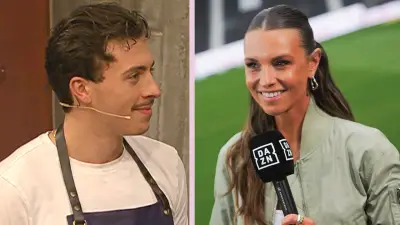 Heißer Flirt bei Grill den Henssler: Laura Wontorra bringt Toni Zaza aus dem Konzept