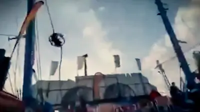 Horror auf Volksfest: Bungee-Seil reißt in Sevilla