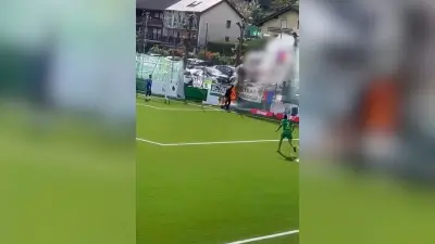 Italien-Star wird zum Retter: Feuer bricht direkt neben dem Tor in Schweizer Liga aus