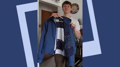 Jeansjacke voller Erinnerungen: Ein Mann rührt das Netz