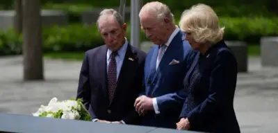 König Charles III. besucht 9/11-Gedenkstätte in New York