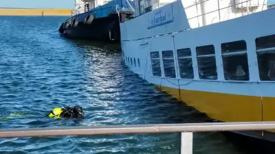 Kult-Gastro-Schiff MS Vaterland in Lubmin kontrolliert versenkt – Ursache unklar