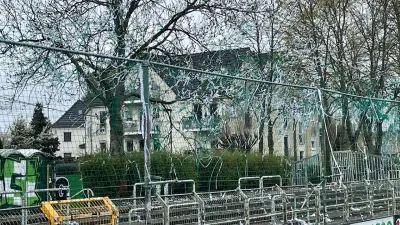 Kuriose Aktion vor Leipziger Derby: Lok-Fans finden grün-weiß geschmückten Block