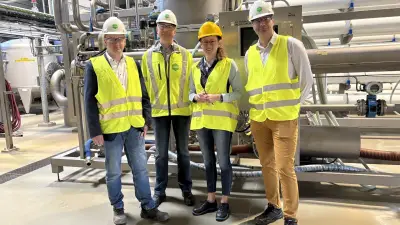 Landwirtschaftsministerin beeindruckt von Avebe-Innovationen in Dallmin