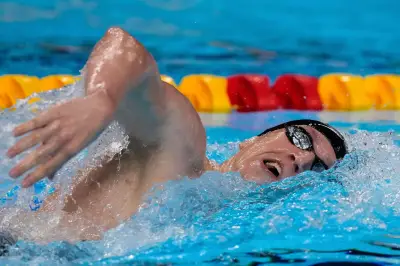 Lukas Märtens bricht deutschen Rekord über 200 Meter Rücken beim Bergen Swim Festival