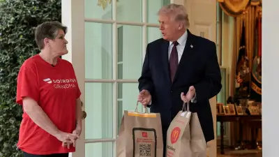 McDonald's-Lieferung im Weißen Haus: Kurioser Wahlkampf-Auftritt vor Kameras