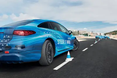 Mercedes EQS revolutioniert mit Kabel-Lenkung und Formel-1-Design