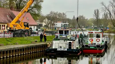 Millioneninvestition an Bernburger Schleuse: Modernisierung des Saale-Vorhafens startet