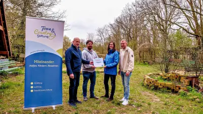 Naturnahes Gärtnern in Wittenberg erhält Town & Country Stiftungspreis für besonderes Engagement