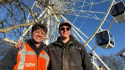 Neues Riesenrad in Warnemünde: 35-Meter-Attraktion mit Luxusoptionen startet bald