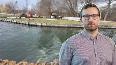 „Papa, schau“: Unheimlicher Fund im Oberbach lässt Vater und Sohn schaudern