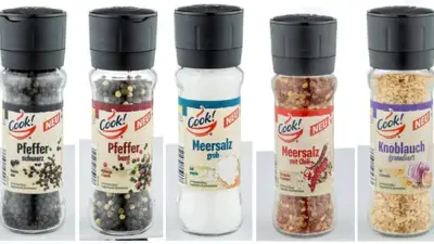Rückruf: Gewürzmühlen von Cook! bei Norma – Plastik im Essen