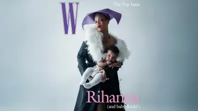 Rihannas Baby Rocki (7 Monate) wird Covergirl für W-Magazin in Dior-Kreationen