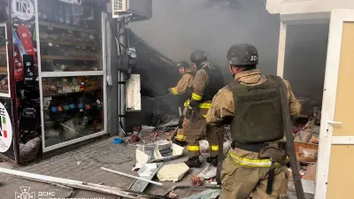 Russische Drohnenangriffe fordern Todesopfer auf ukrainischem Markt