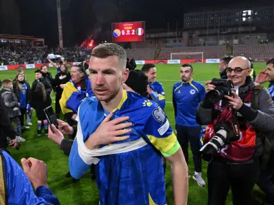Schalke 04 muss auf Edin Dzeko verzichten: Schulterverletzung nach Bosnien-Spiel
