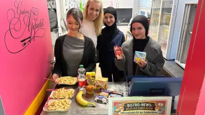 Schüler-Bistro in Halle: Ehrenamt überzeugt TV-Koch Sebastian Lege