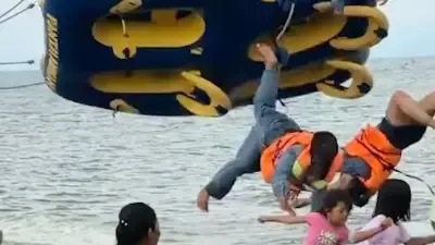 Schmerzhafter Strandausflug in Indonesien: Wasserspaß endet mit Abflug