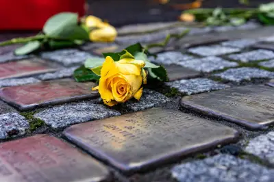 Stolpersteine in Göttingen mit Klebstoff unleserlich gemacht