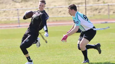 Strelitz Dukes feiern zwei Siege beim Heimspieltag in der Flag Football-Liga