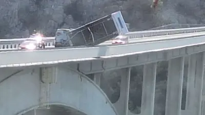 Sturmböe an der Adria: Deutscher Camper fast von 70-Meter-Brücke geweht