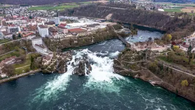 Surfen am Rheinfall: Neues Hotel mit Indoor-Surfanlage an Europas größtem Wasserfall geplant