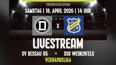 SV Dessau 05 unterliegt SSC Weißenfels in Verbandsliga-Spitzenspiel
