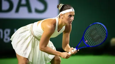 Tennis-Star Marta Kostyuk trainiert trotz ukrainischer Luftangriffssirenen