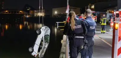 Tragischer Unfall in Frankfurt: 18-Jähriger stirbt nach Autosturz in den Main