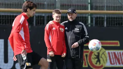 Union Berlins Wunderkind: Linus Güther trainiert erstmals mit den Profis