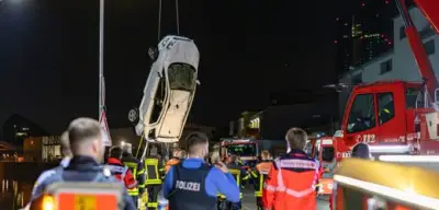 Zweites Todesopfer nach Autounfall in Frankfurter Osthafen