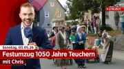 1.050 Jahre Teuchern: Chris berichtet live vom Festumzug
