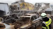 15 Jahre nach A19-Inferno: Sandstürmchen wecken dunkle Erinnerungen an Massenkarambolage