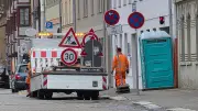 Baustelle Hinterbreite bis Juni: Starke Verkehrseinschränkungen in Ascherslebens Innenstadt