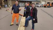 Familienfest in Mansfeld: XXL-Murmelbahn bereit für Luthers Einschulung