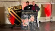 Fan zahlt 2000 Euro für Wollitz-Gemälde bei Energie Cottbus