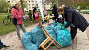 Frust beim Müllsammeln: Spielplatz auf der Silberhöhe in Halle erneut verdreckt