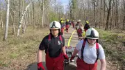 Großübung in der Mosigkauer Heide: Löschzug Ost probt den Ernstfall bei Waldbrandgefahr