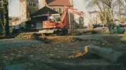 Historisches Foto-Rätsel: Welche Templiner Straßenbaustelle von 2017 ist hier zu sehen?