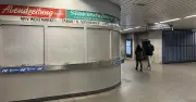 Leerer U-Bahn-Kiosk in München verändert Atmosphäre des Bahnhofs Max-Weber-Platz