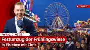 LIVEZEIT: Chris berichtet am 1. Mai von der Eisleber Frühlingswiese