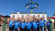 Maibaumkrone in Feldberg: Christophorus-Kindergarten übernimmt Patenschaft