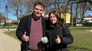 Malchiner Osterstein-Suche: Emily Ladwig gewinnt 50 Euro Finderlohn für Hasenstein