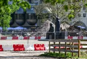 Marx-Engels-Forum in Berlin bleibt bis Ende 2027 Baustelle