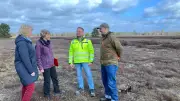 Naturschutzprojekt in Kleiner Schorfheide: Heide gerettet und tonnenweise Altmunition geborgen
