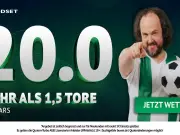 ODDSET: 20er-Quote auf Tore im Champions-League-Kracher