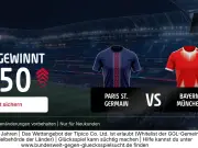 PSG vs. Bayern: Mega-Quote 50,0 auf FCB-Sieg bei Tipico!